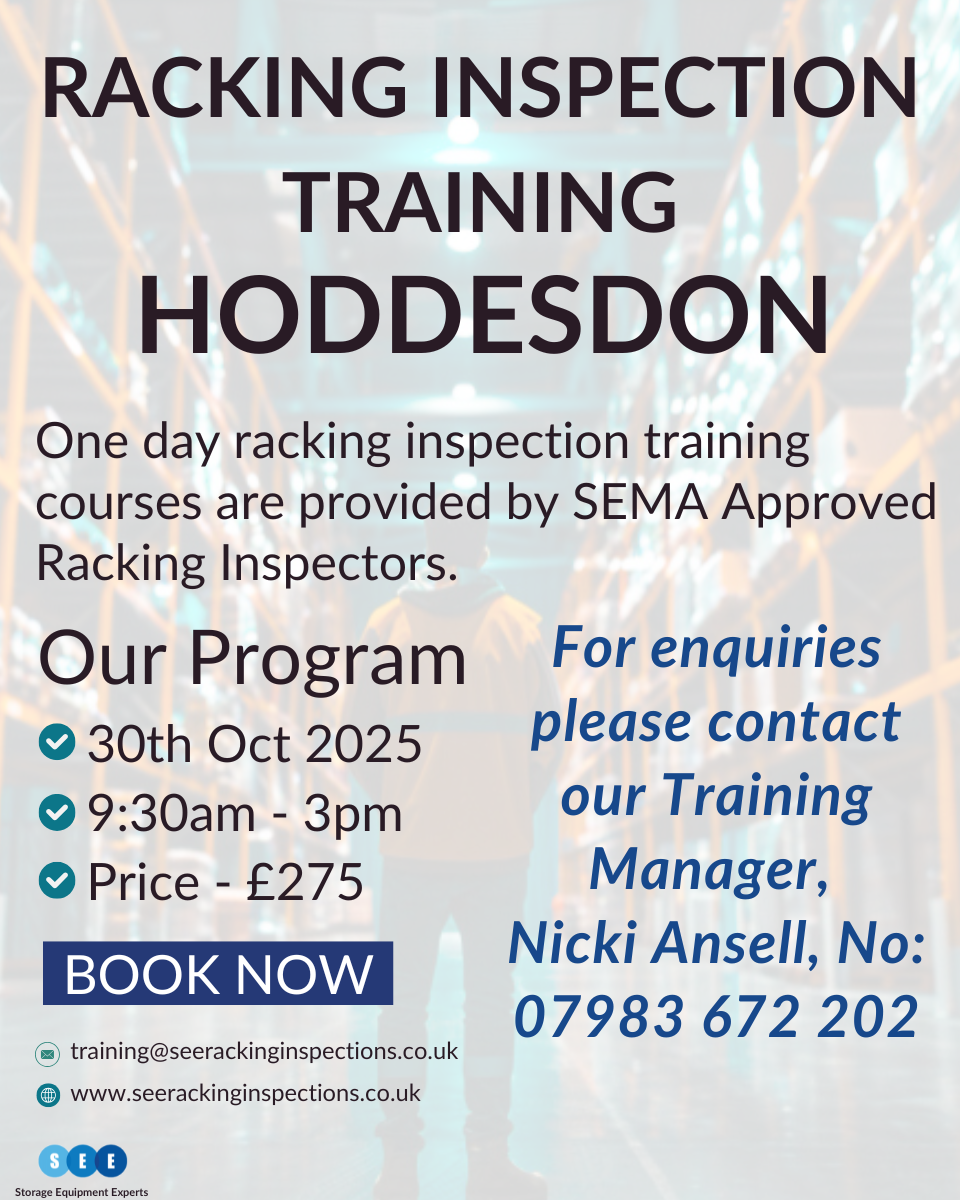Racking Inspection Training Hoddesdon