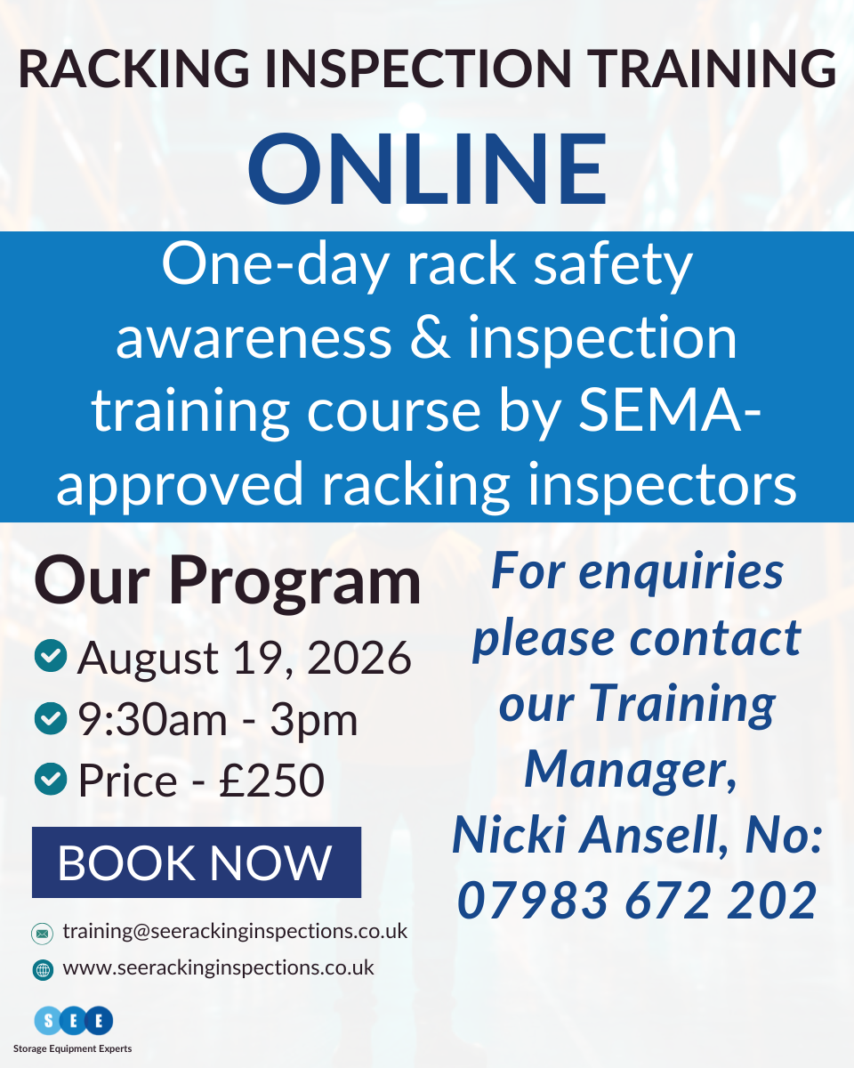 Racking Inspection Training Online August 19