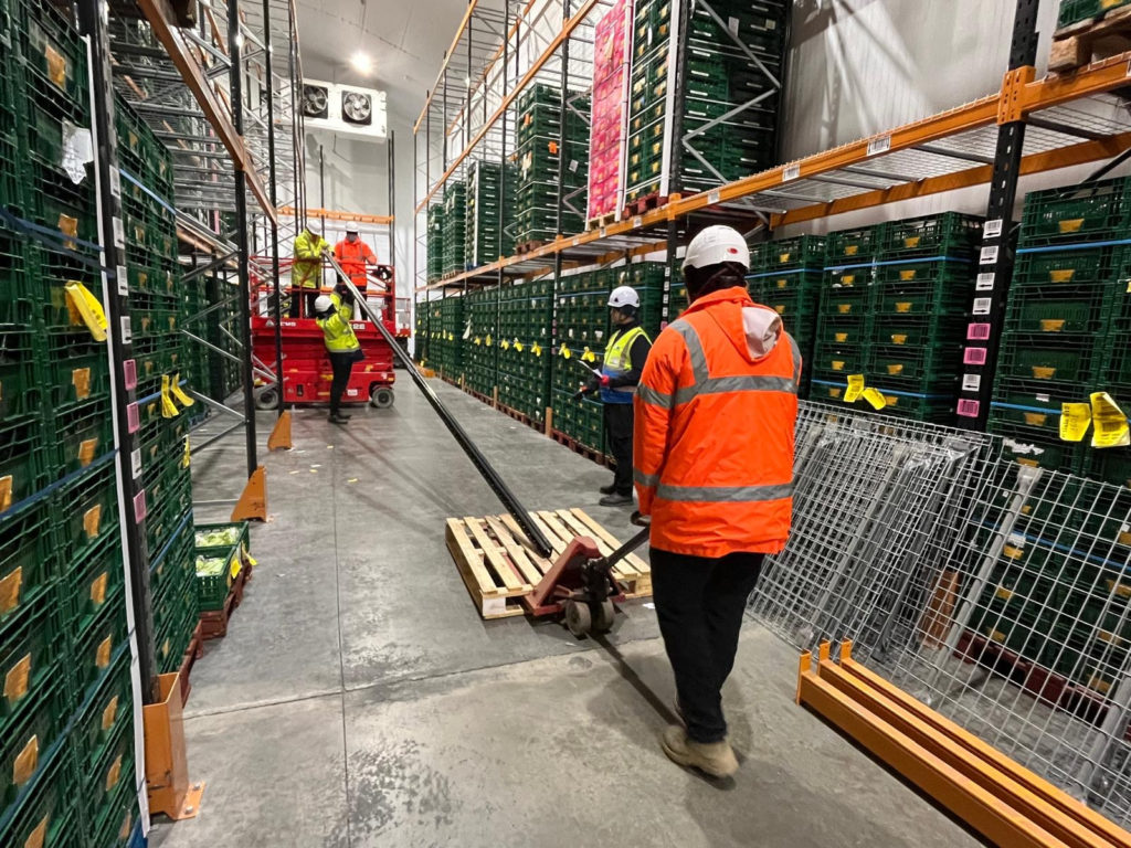 Warehouse racking inspection