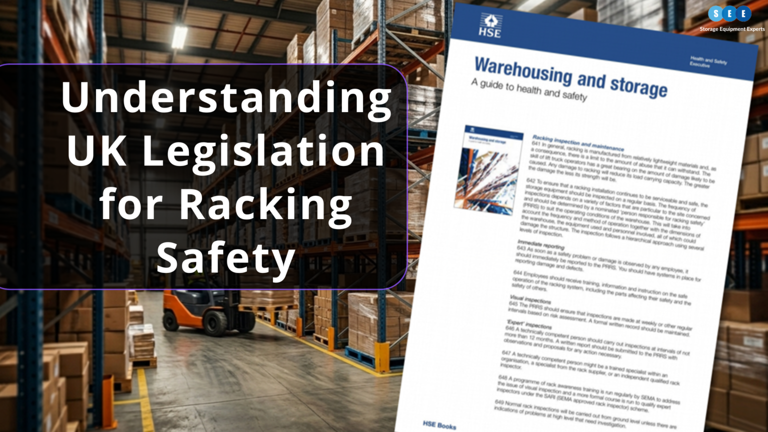 How to become a SEMA Approved Racking Inspector