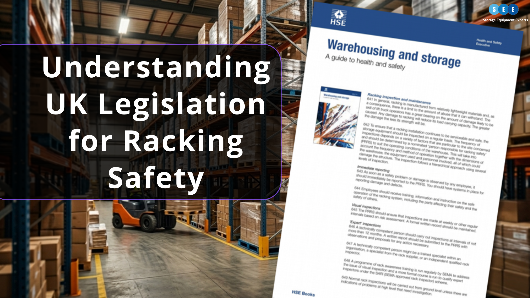UK Legislation for Racking Safety